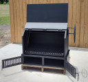 BBQ Grill Insert with Lid and smoke vents