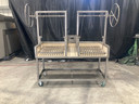 Split Argentine Grill with Center Brasero plus Cart