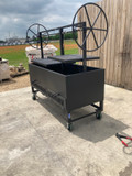 NSF CERTIFIED COMMERCIAL INSULATED SPLIT SANTA MARIA WOOD FIRE GRILL