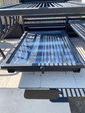 NSF Certified Commercial Solid Fuel Pinch System Grill with Fire Table