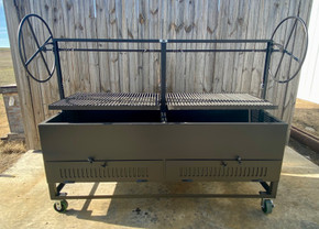 COMMERCIAL INSULATED SPLIT SANTA MARIA WOOD FIRE GRILL