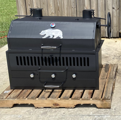 Hybrid Grill all in one Gas, Wood, & Charcoal Grill