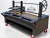 NorCal Unit #4770 commercial split charbroiler with integrated work shelf and lower storage