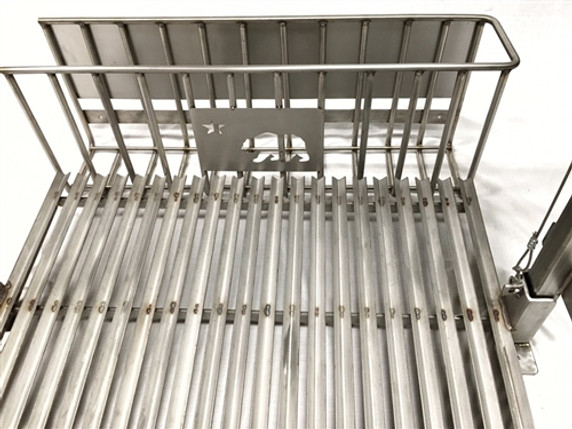 Stainless Steel Architectural Argentine Grill with Rear Brasero