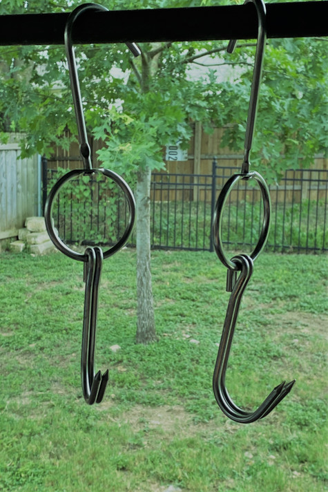 Two Poultry Roasting Hooks