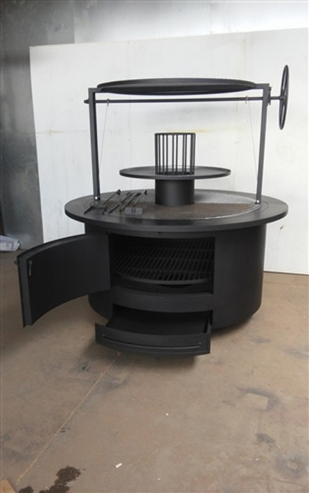 Round Insulated Charbroiler