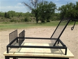 Uruguayan Grill Kit for a masonry firebox, fire table, or fireplace