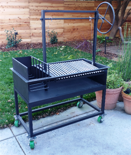 Premium Argentine/Santa Maria BBQ Grill with Wood Fire and Charcoal Gr –  Backyard Discovery