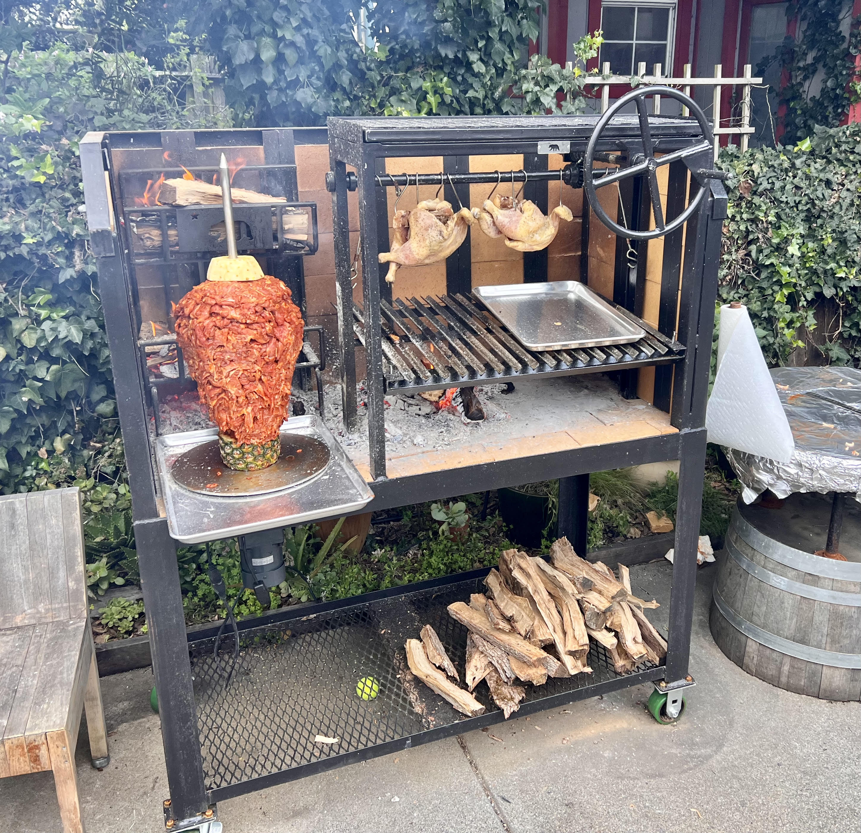 COMBO AL PASTOR GRILL (TROMPO) AND ARGENTINE HEARTH GRILL NorCal