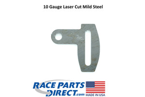 USA Laser Cut Strap Belt Mount Tab with mounting Hole 10 Gauge Thick