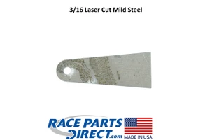 USA Laser Cut Tall Bracket Weld On Tab 1/4" Hole 3/16" Thick .180"