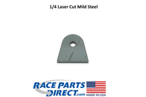 USA Laser Cut Weld On Shock Strut Tab Flat Bottom and .25" Hole 1/4" Thick