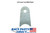 USA Laser Cut Weld On Shock Strut Tab Round Bottom and .5" Hole 1/4" Thick