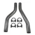 Mid Muffler Delete For 05-18 Dodge/Chrysler Challenger/300/Charger with A/T & 2.25" Exhaust