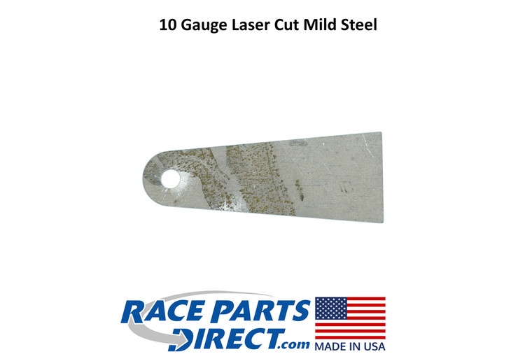 USA Laser Cut Tall Bracket Weld On Tab 1/4" Hole 10 Gauge Thick .140"