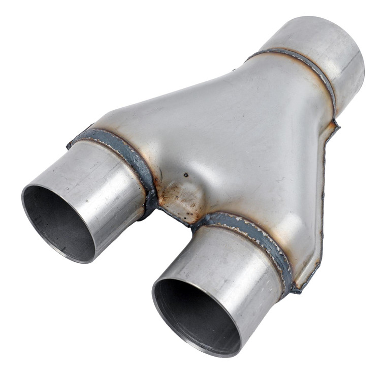 Jones Exhaust SU6-3SS Stainless Steel Stamped Y-Pipe 3 Single Pipe 2.25 Dual Pip