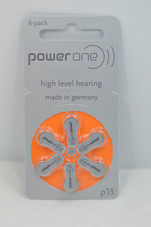 Power One Digital Hearing Aid Size 13 Zinc-Air Batteries Inside