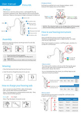 Primo RA801 Open Fit 8 Channel Affordable Digital Hearing Aids manual