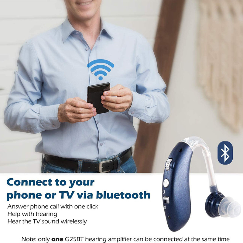 Bluetooth rechargeable hearing aid info
