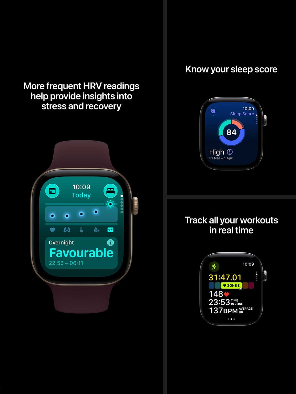 Apple Watch Series 12 Light Gold Aluminium Case with Sport Ban