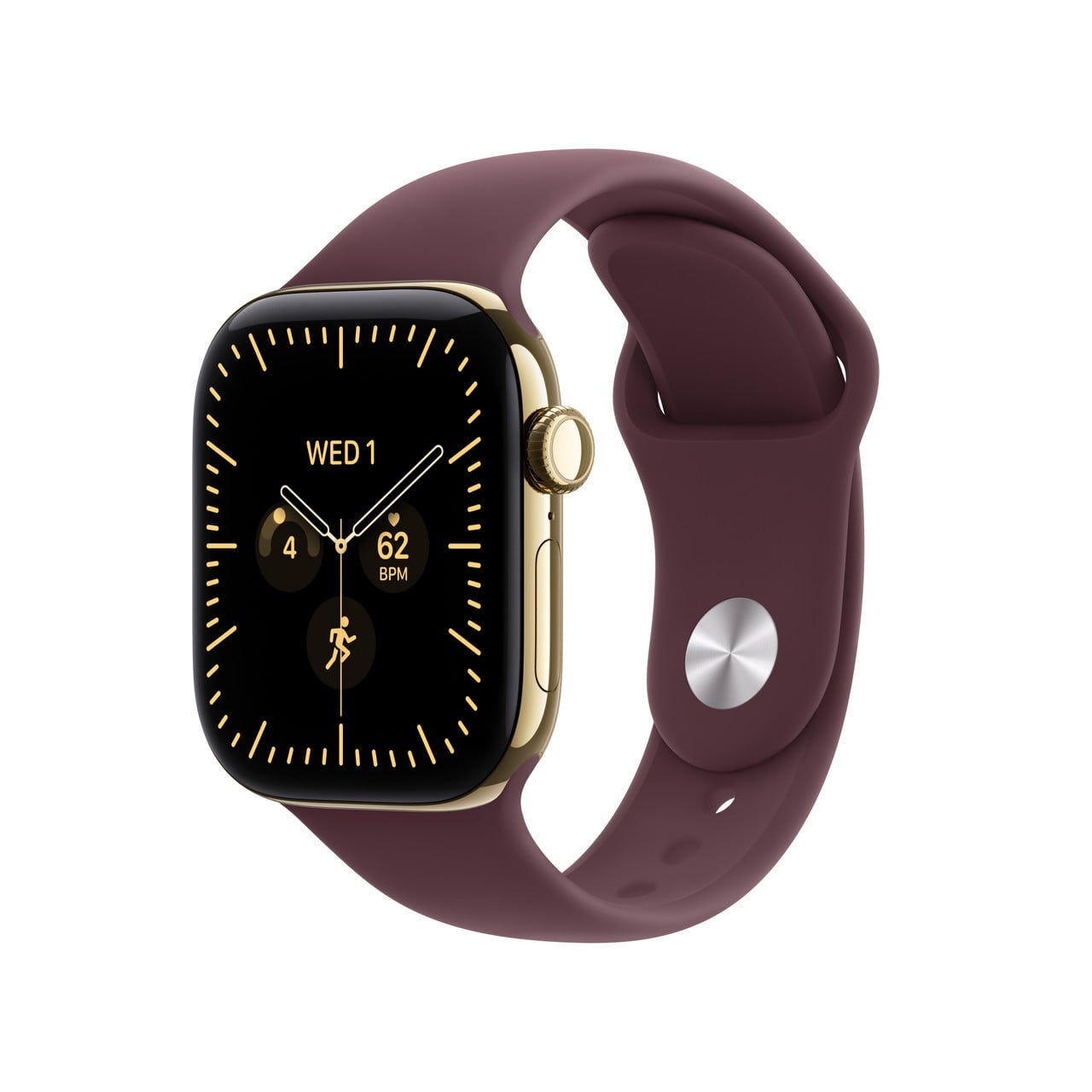 Apple Watch Series 12 Radiant Gold Titanium Case with Sport Band