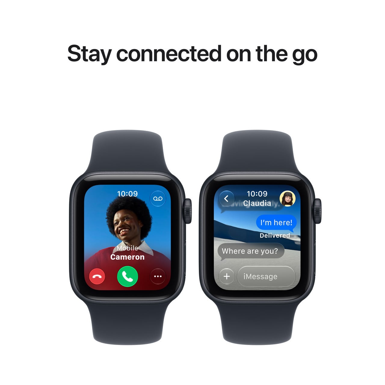 Apple Watch SE 3 Starlight Aluminium Case with Sport Band