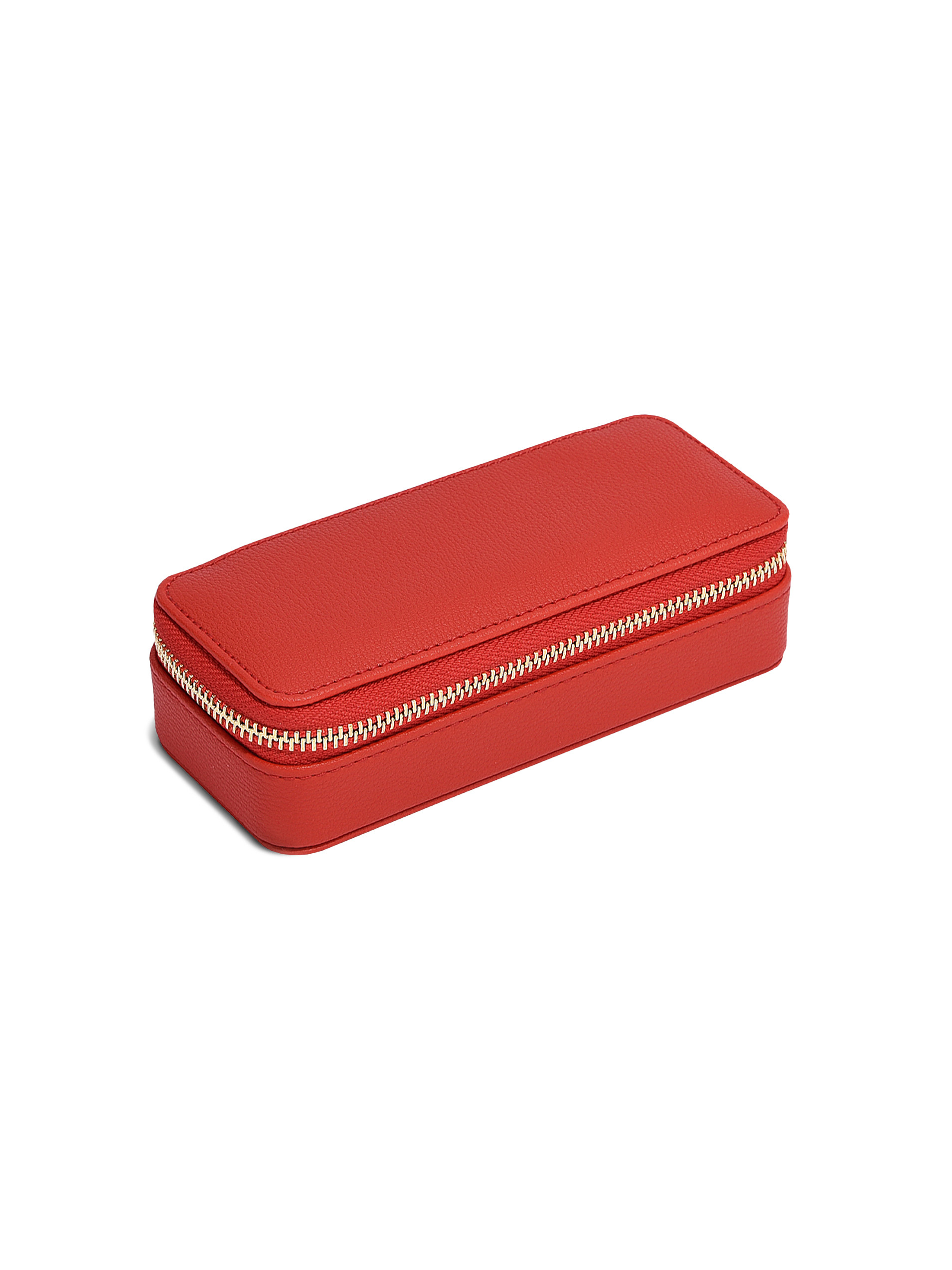 Stackers Red Zipped Travel Jewellery Box – travel jewellery case