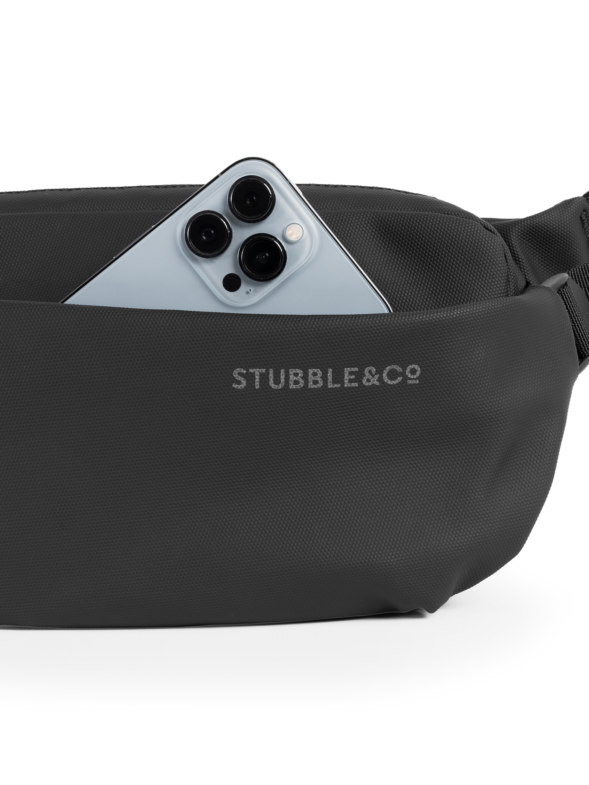 Stubble & Co Black Crossbody Bag - Pocket