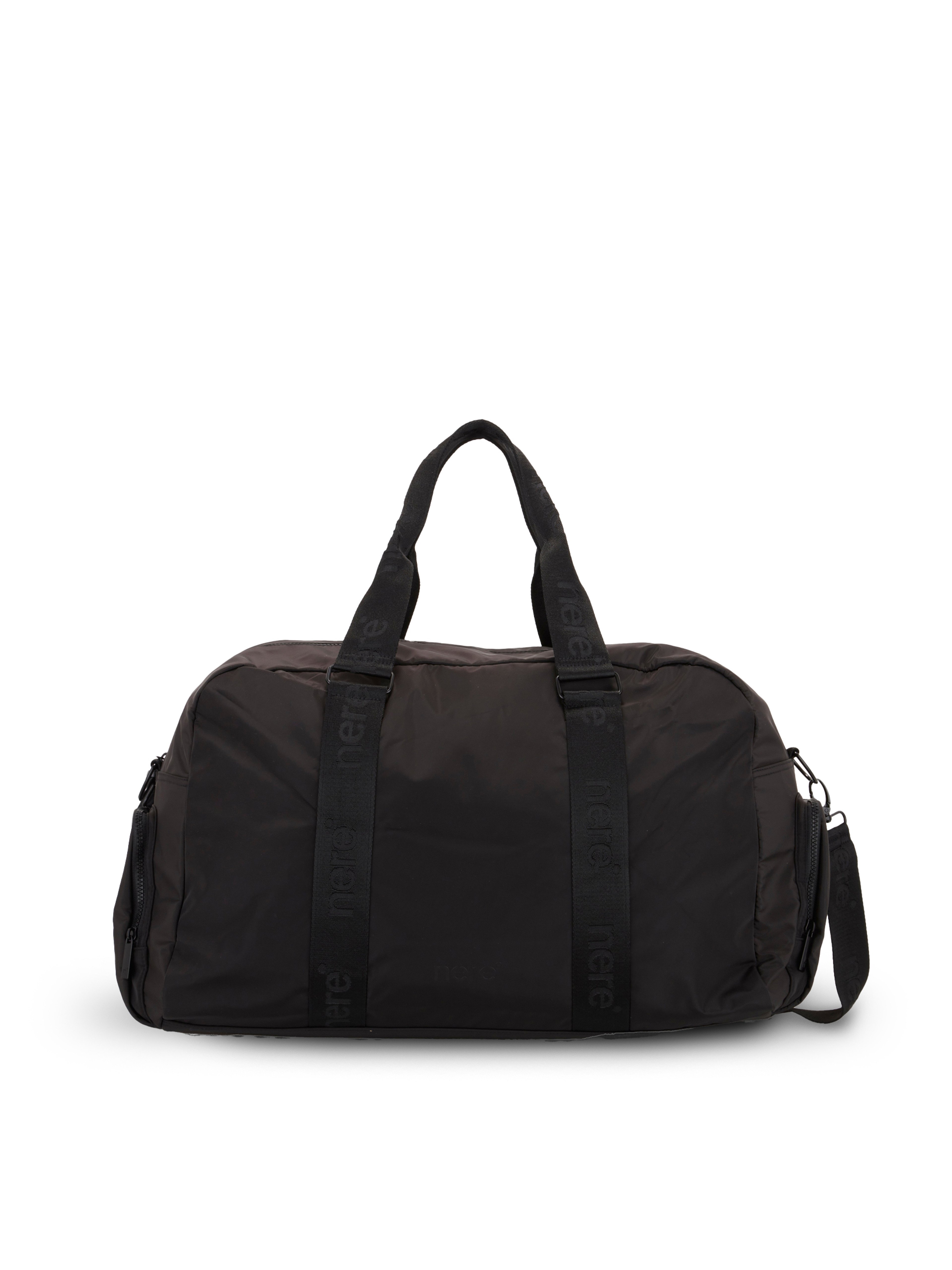 Nere Seeker Black Duffle Bag - Front