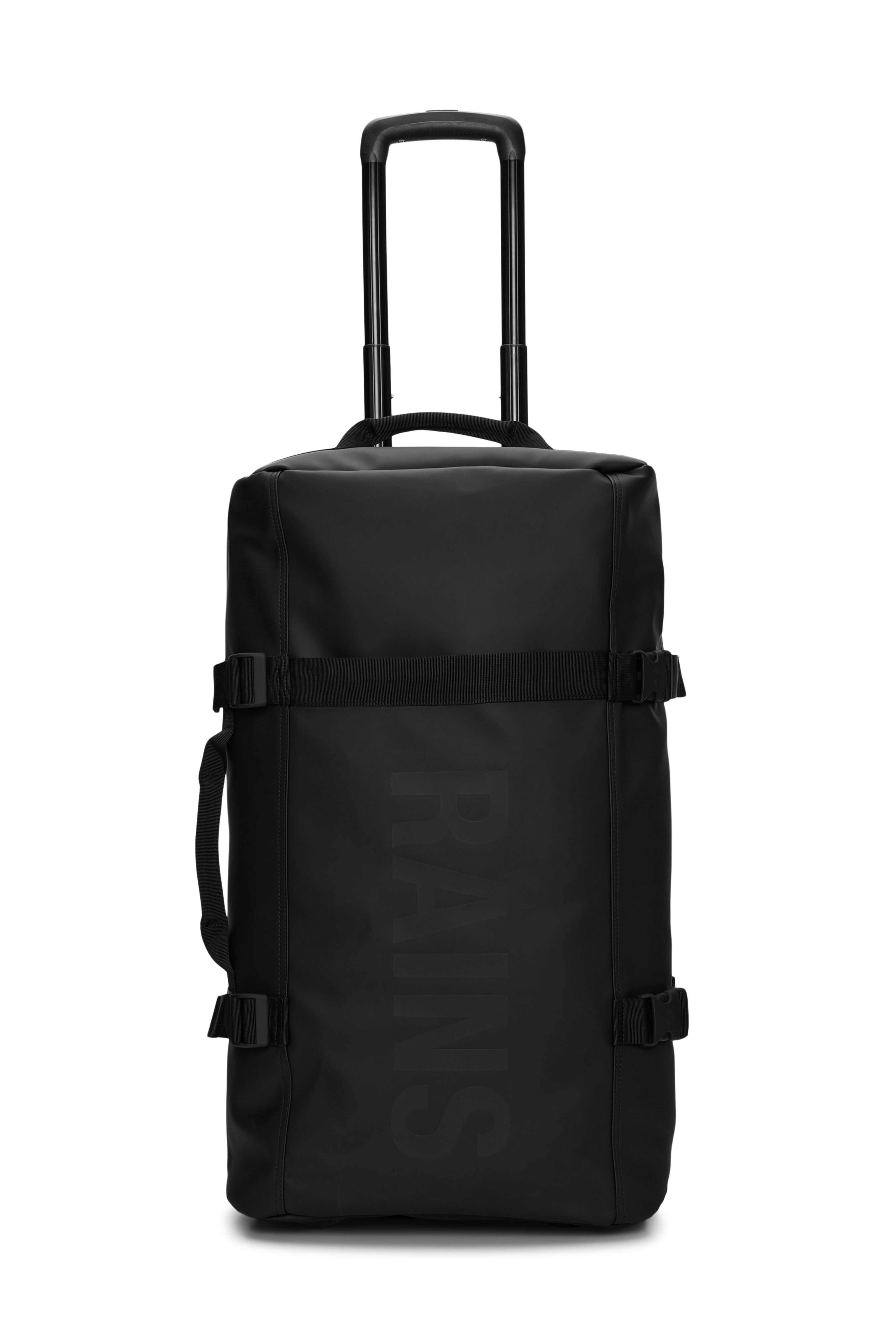 Rains Black Texel Check-in Bag - Front