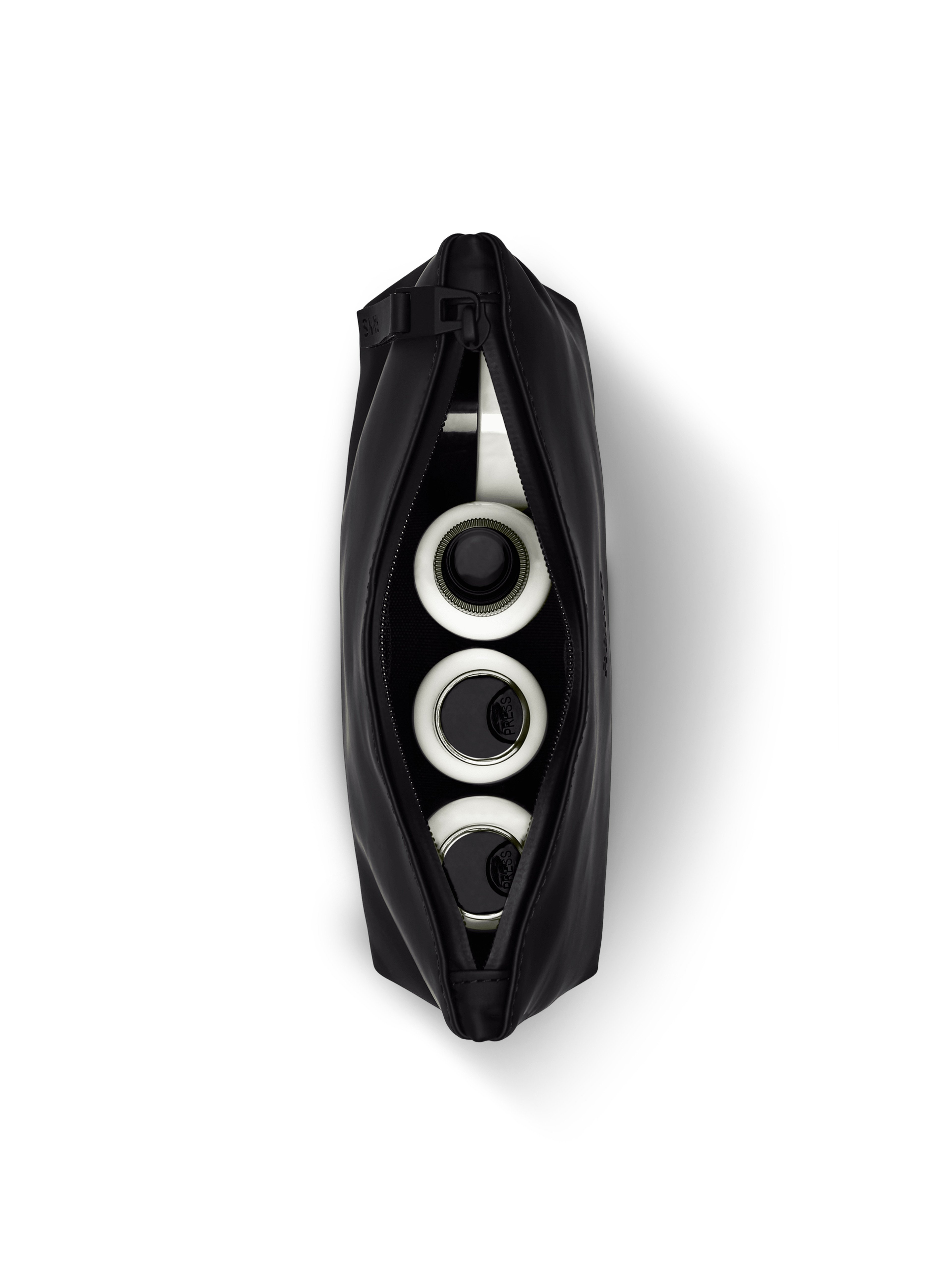 Rains Black Cosmetic Bag - Inside