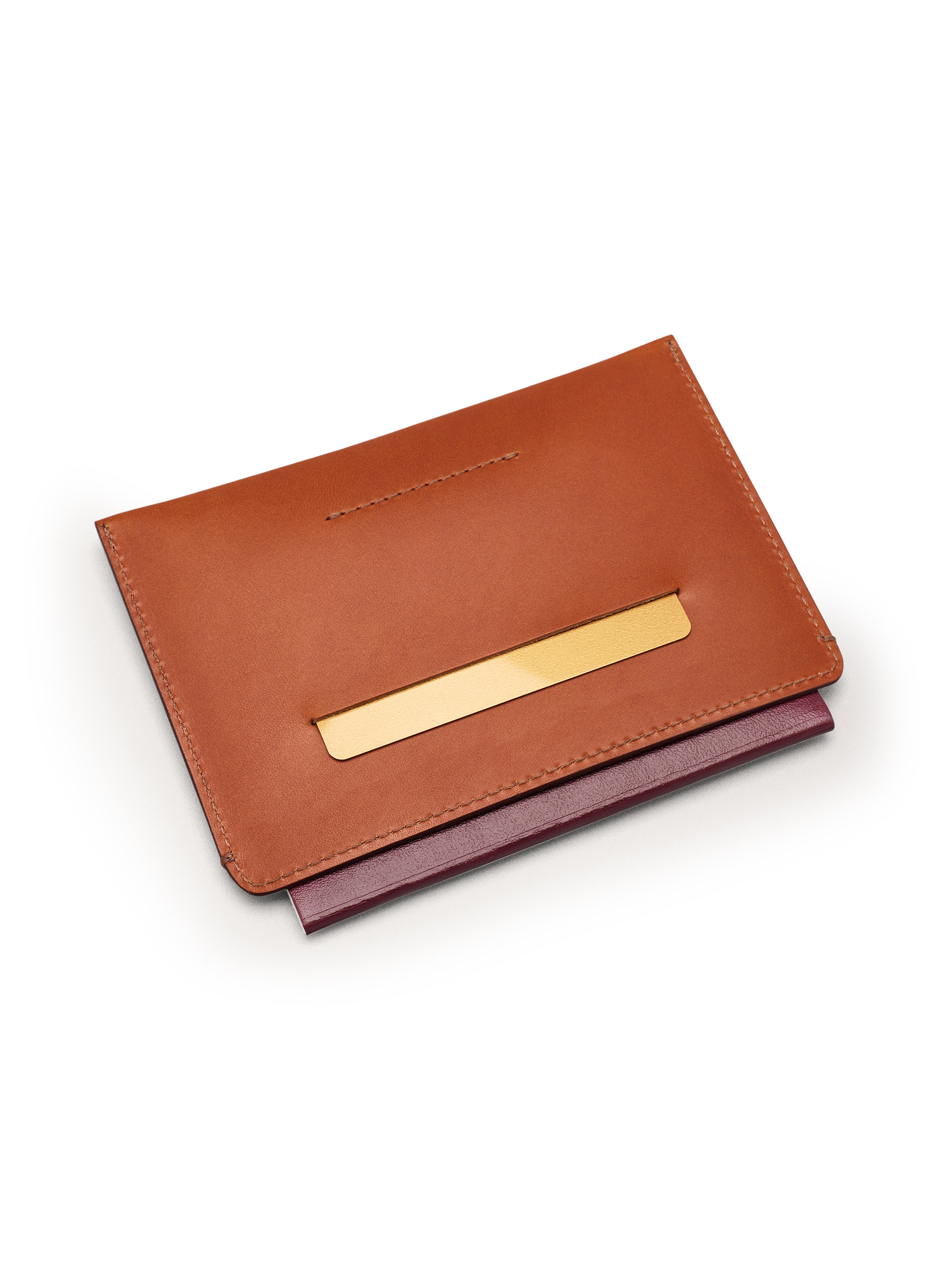 Carl Friedrik Cognac Passport Holder