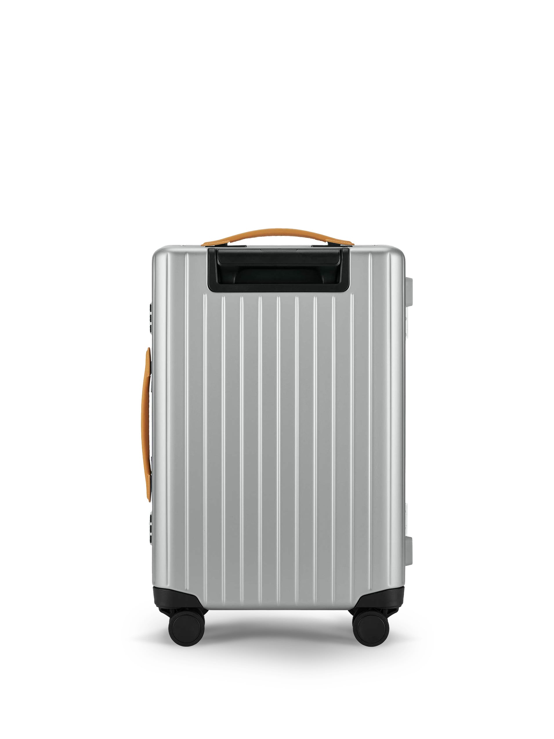 Carl Friedrik Silver/Cognac The Carry-on Case - Back