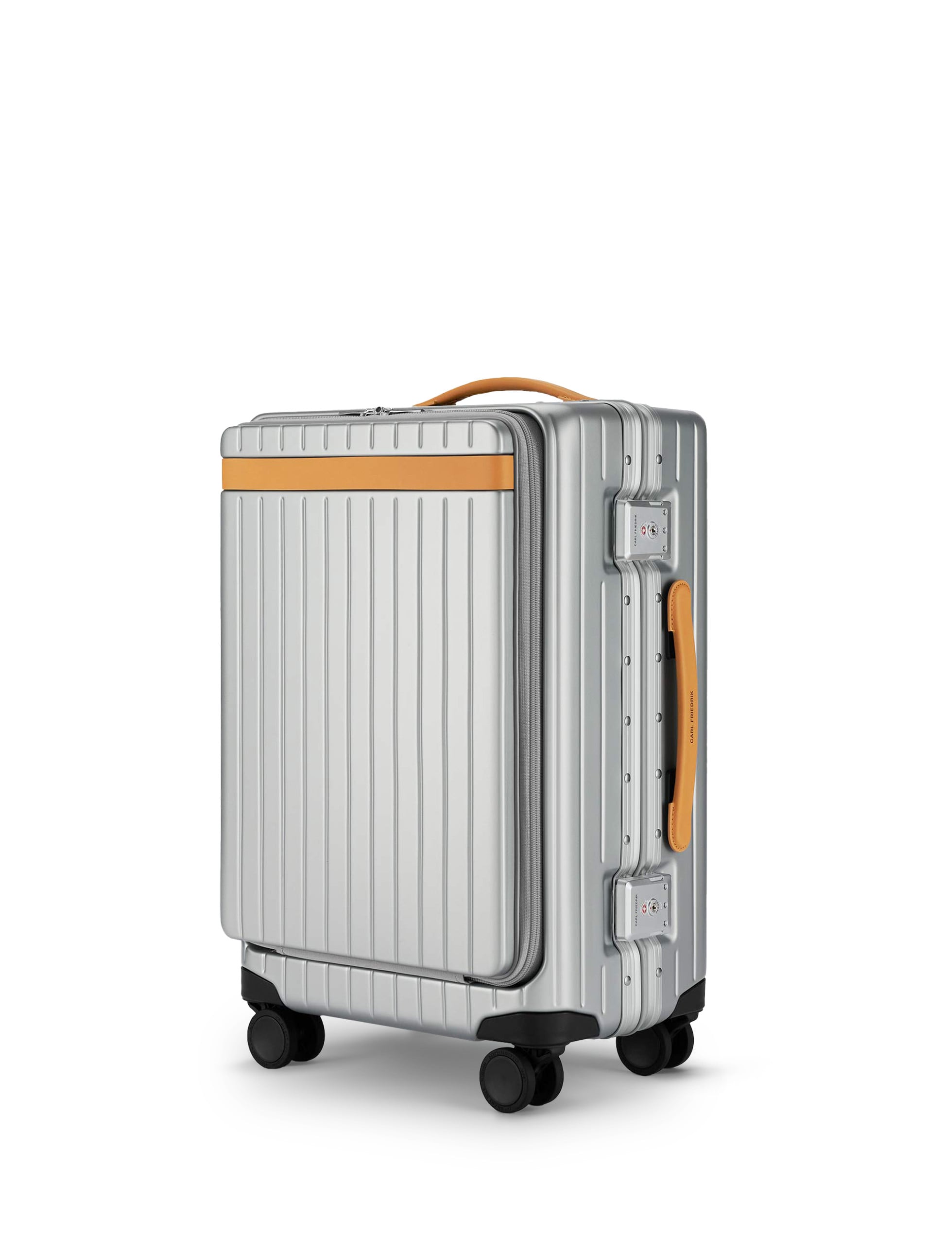 Grey/Cognac The Carry-On 55cm – carl friedrik luggage