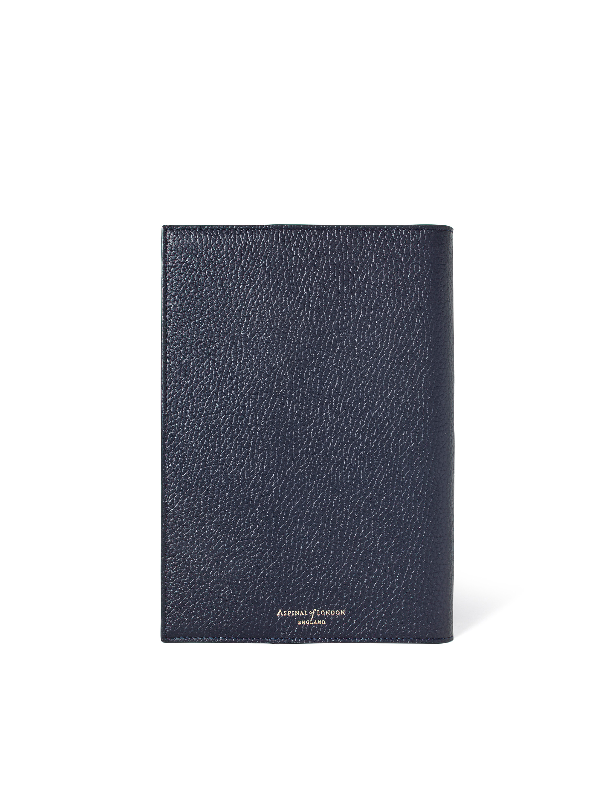Aspinal Of London Navy A5 Refillable Luxury Journal - Back