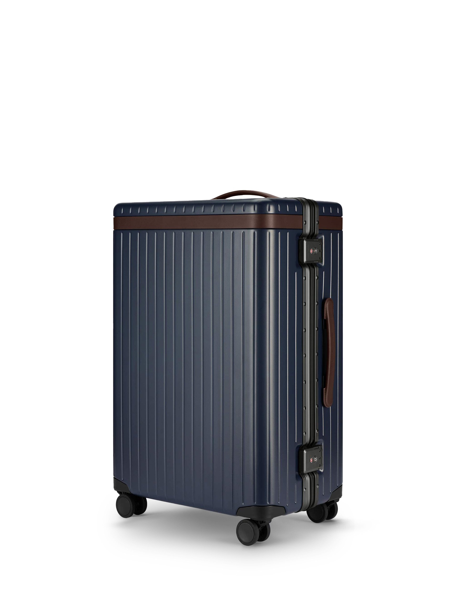 Carl Friedrik Navy/Hackett Suitcase - Angle