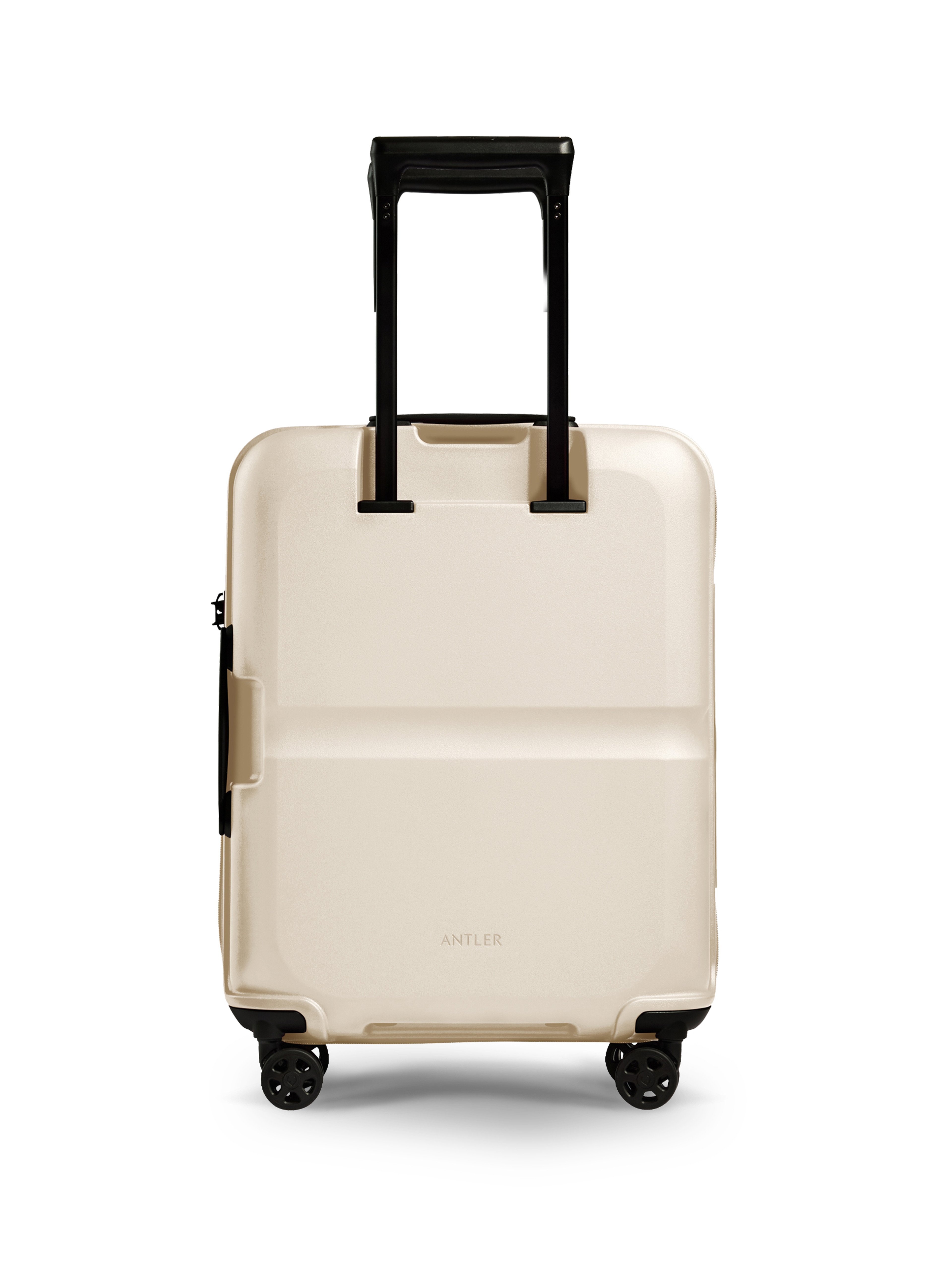 Antler Wheat Yellow Single Stripe Suitcase - Back