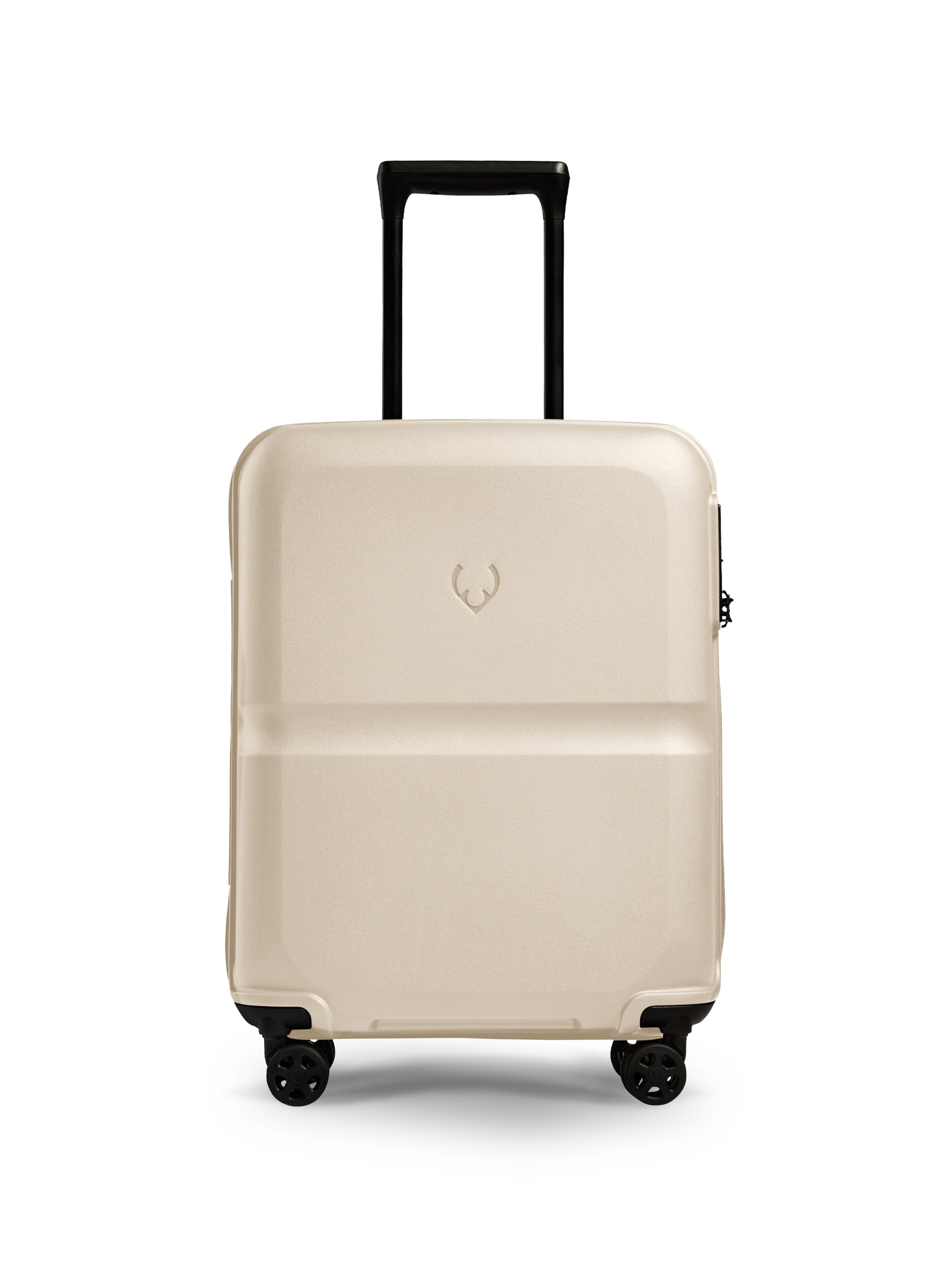 Antler Wheat Yellow Single Stripe Suitcase - Front