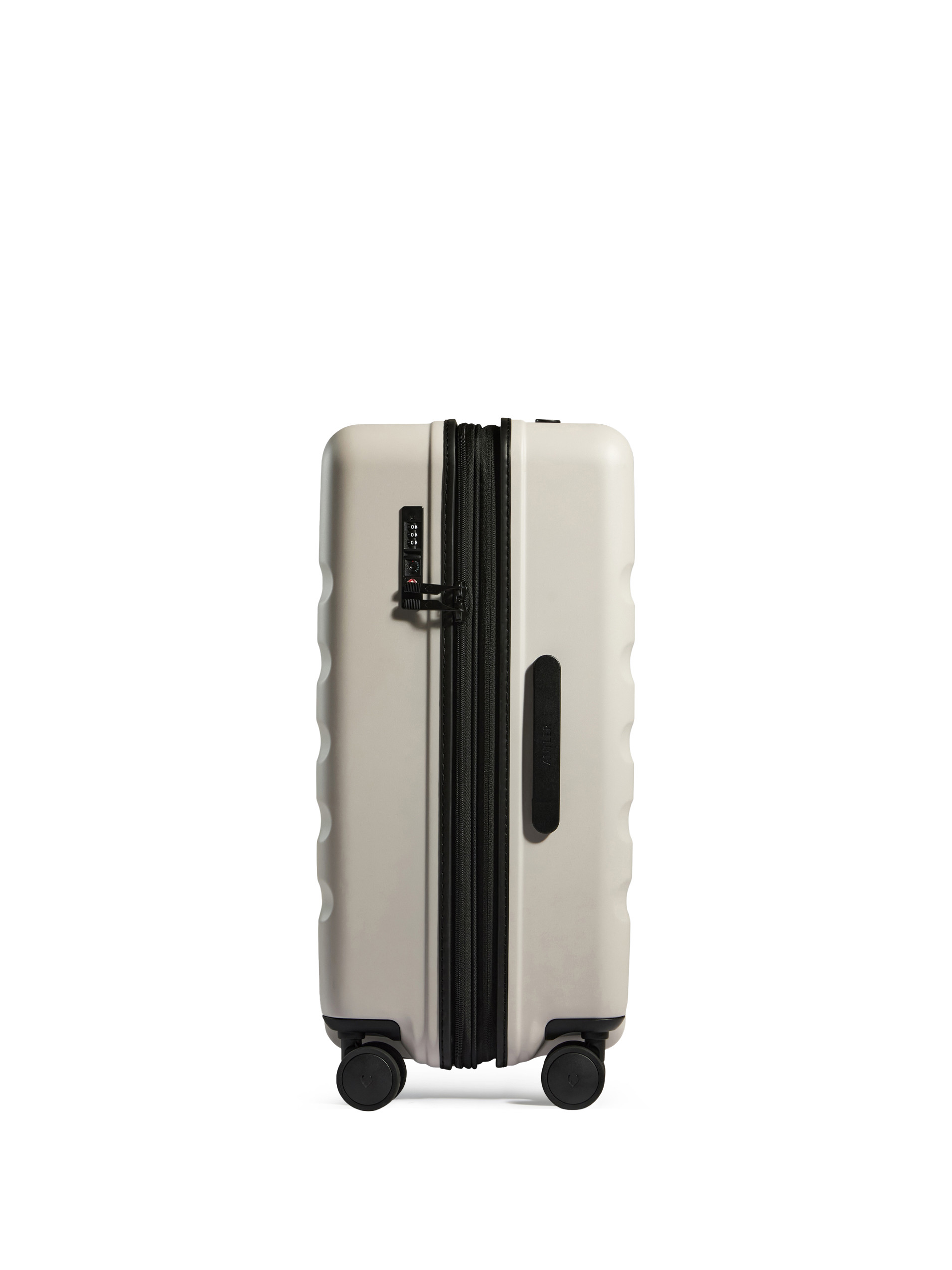Antler Taupe Icon Stripe Suitcase - Side