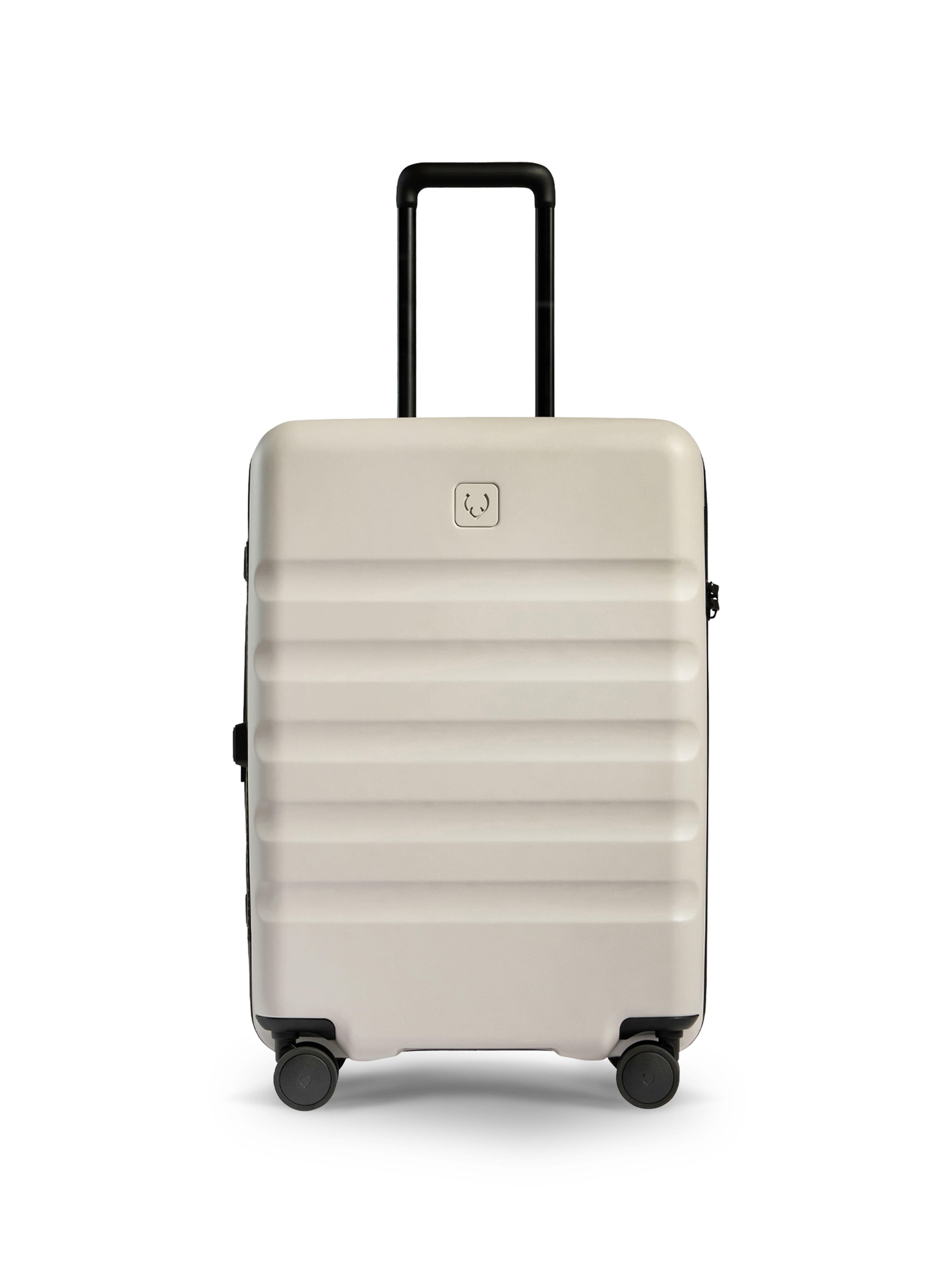 Antler Taupe Icon Stripe Suitcase - Front
