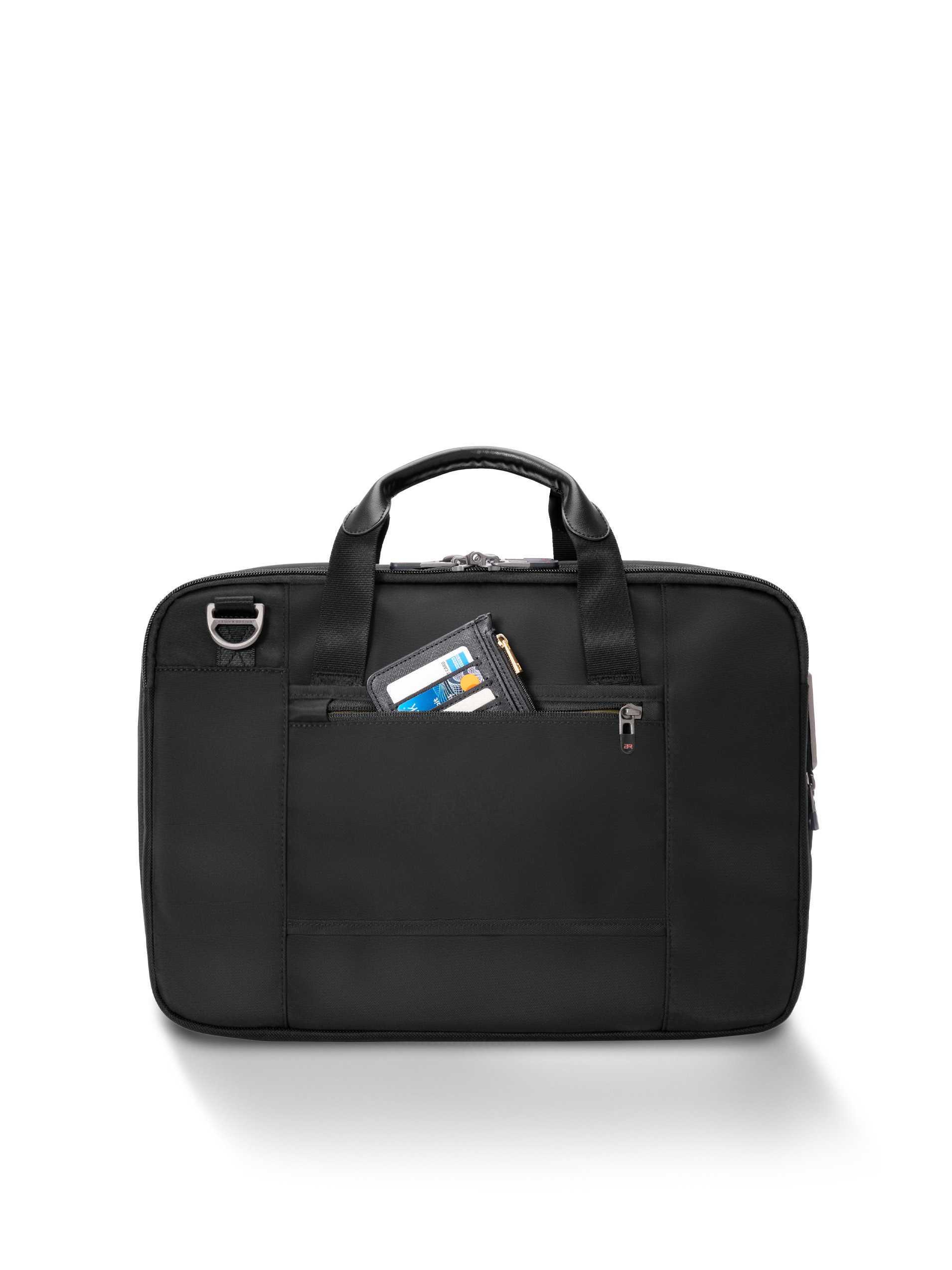Briggs & Riley Black Briefcase - Front