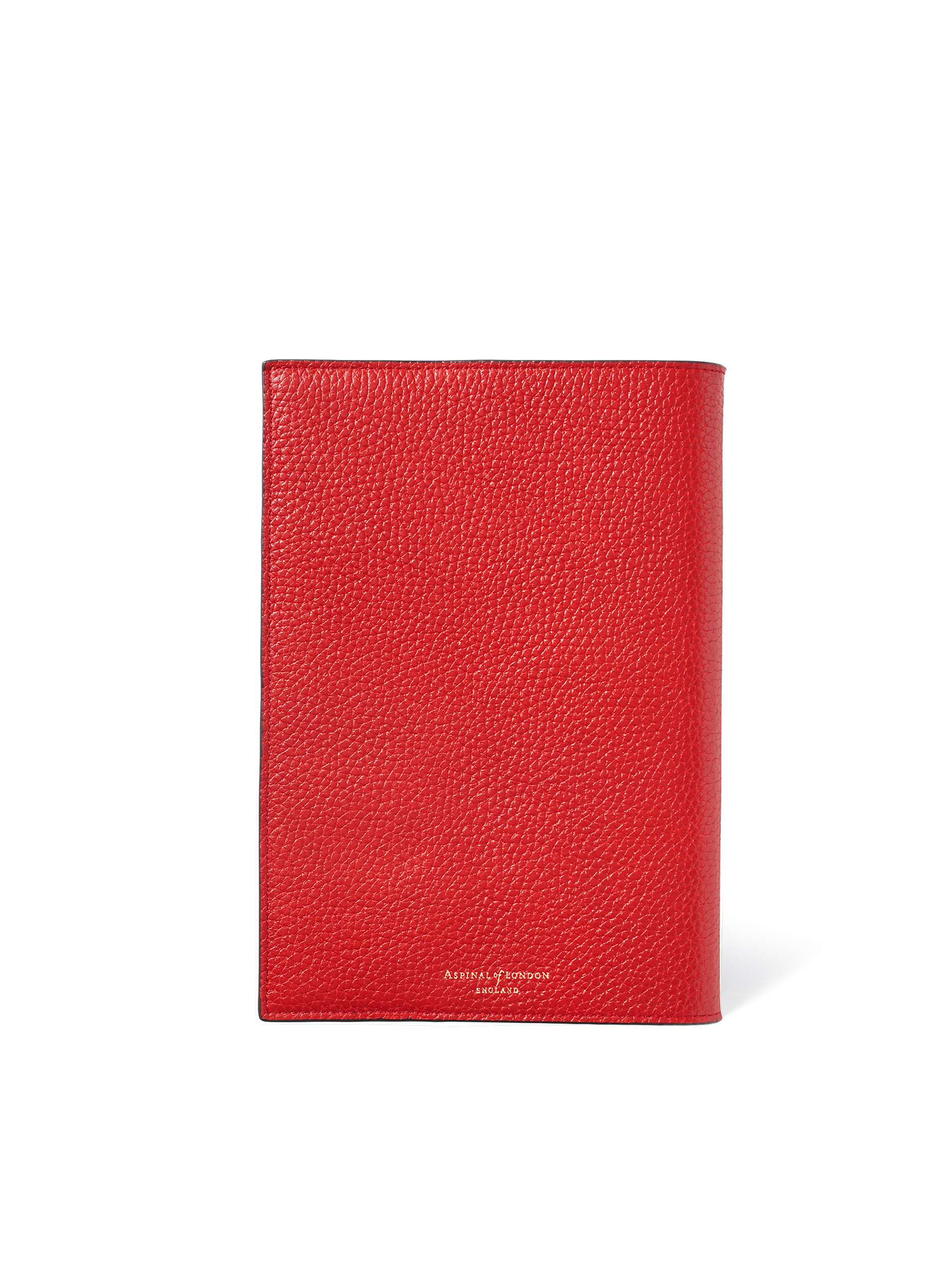 Aspinal of London Red A5 Refillable Luxury Journal - Back