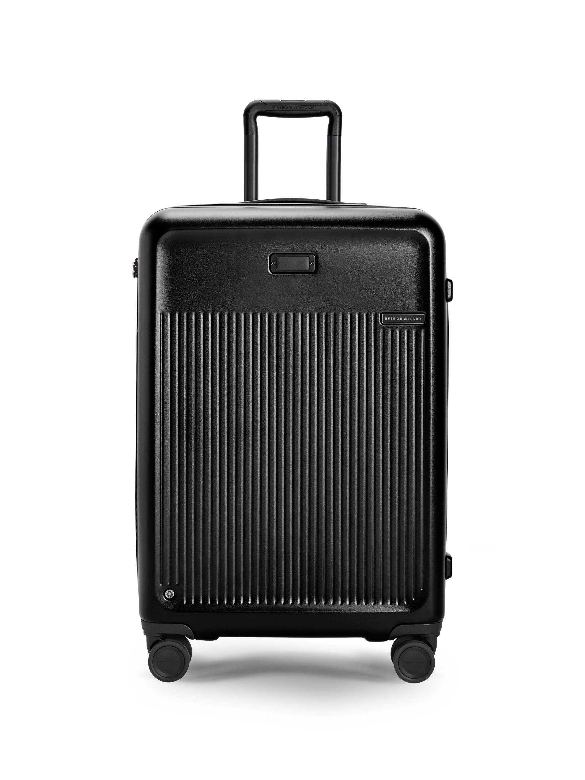 Briggs & Riley Black Check In Expandable Suitcase