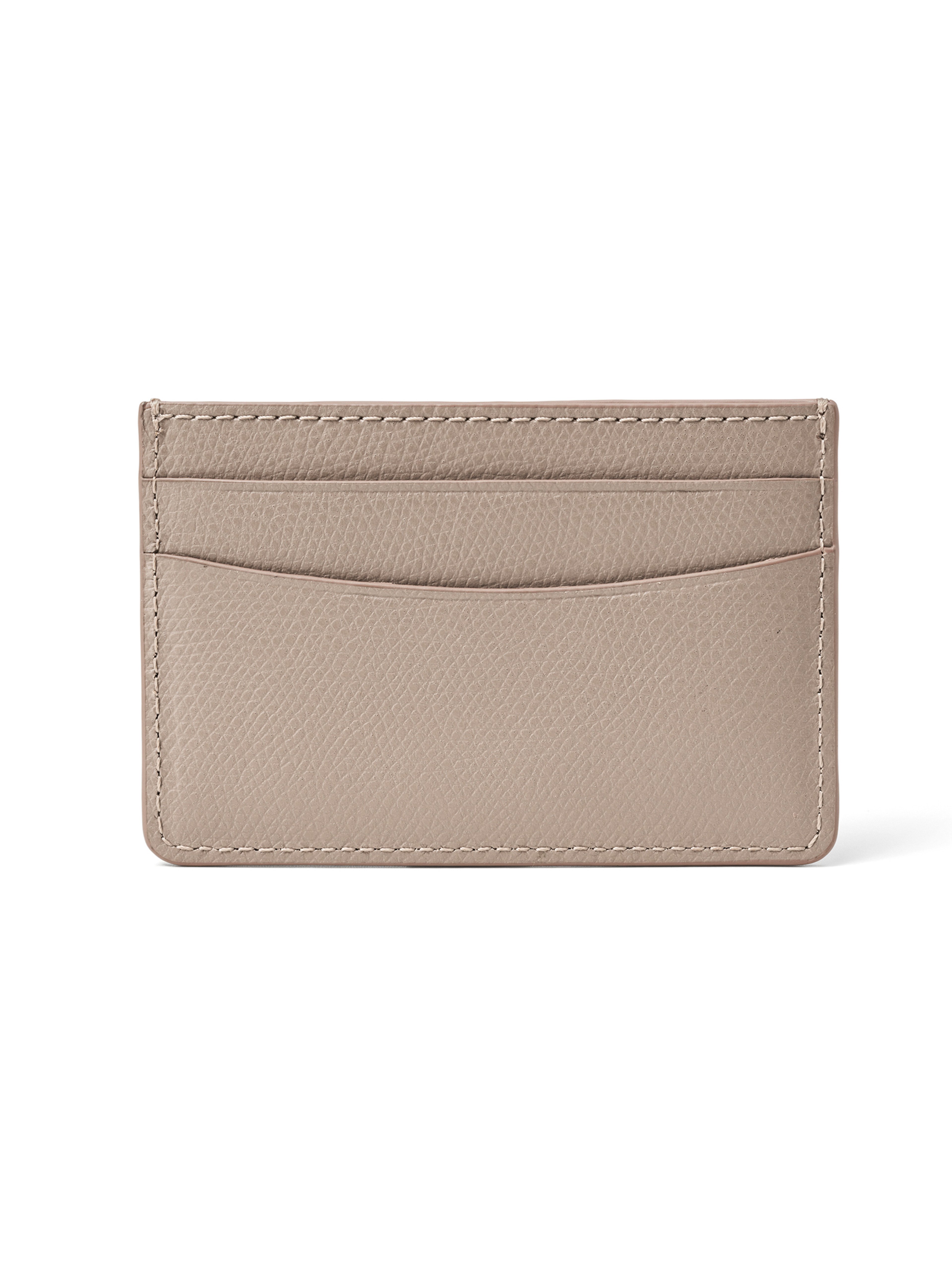 Aspinal of London Cream Moleskin Saffiano Credit Card Case - Back