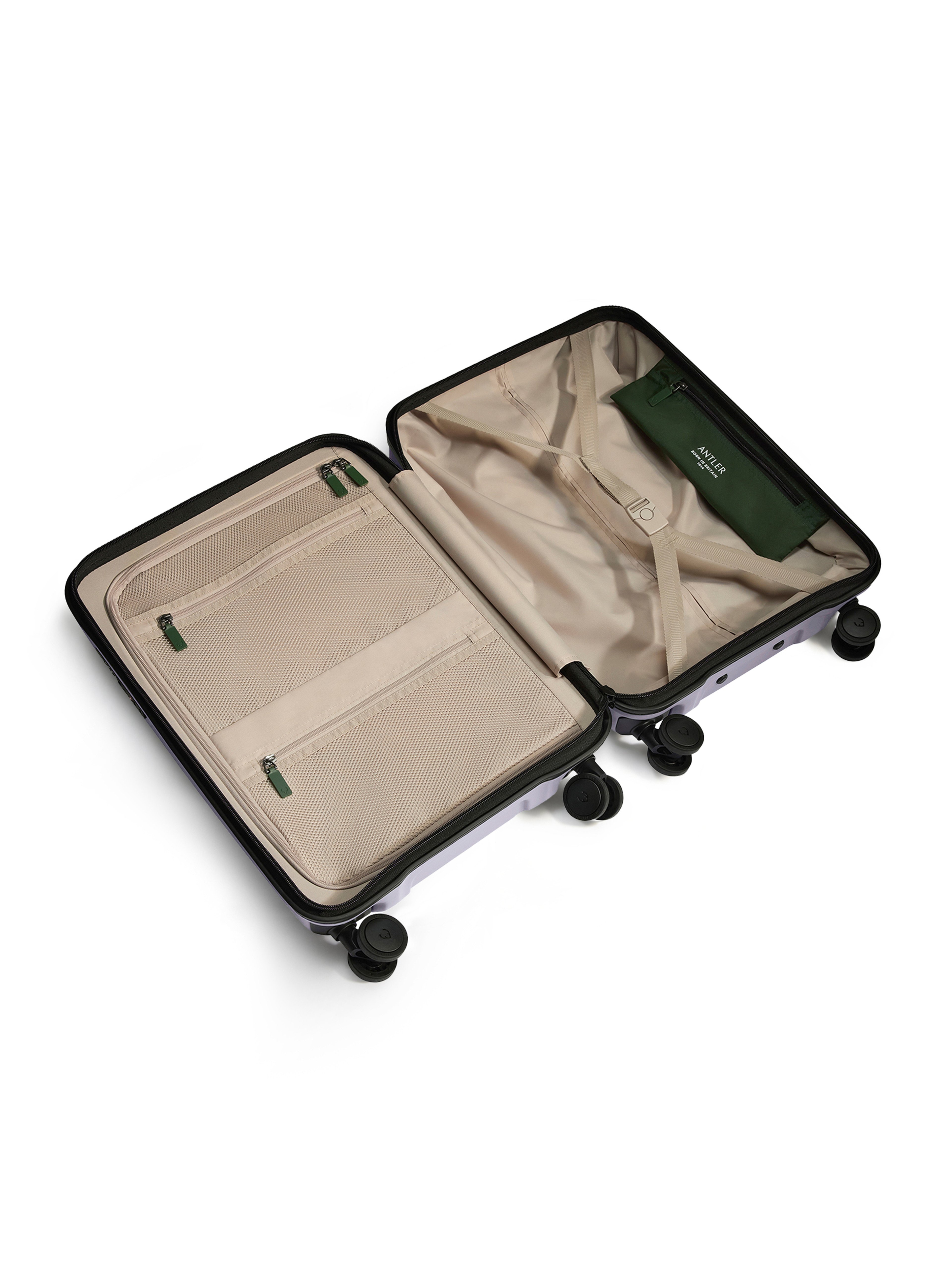 Antler Purple Icon Stripe Suitcase - Interior