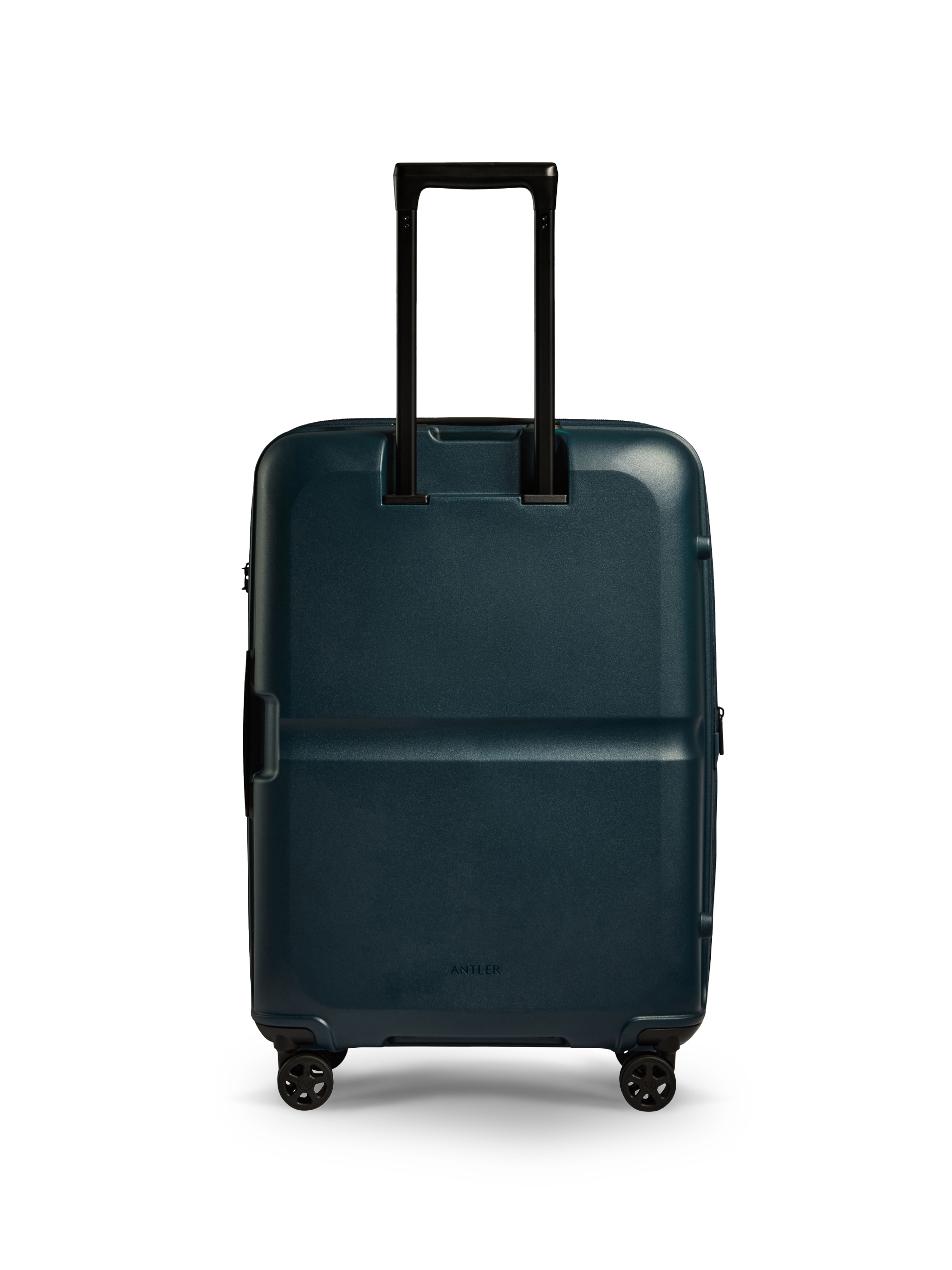 Antler Blue Single Stripe Suitcase - Back