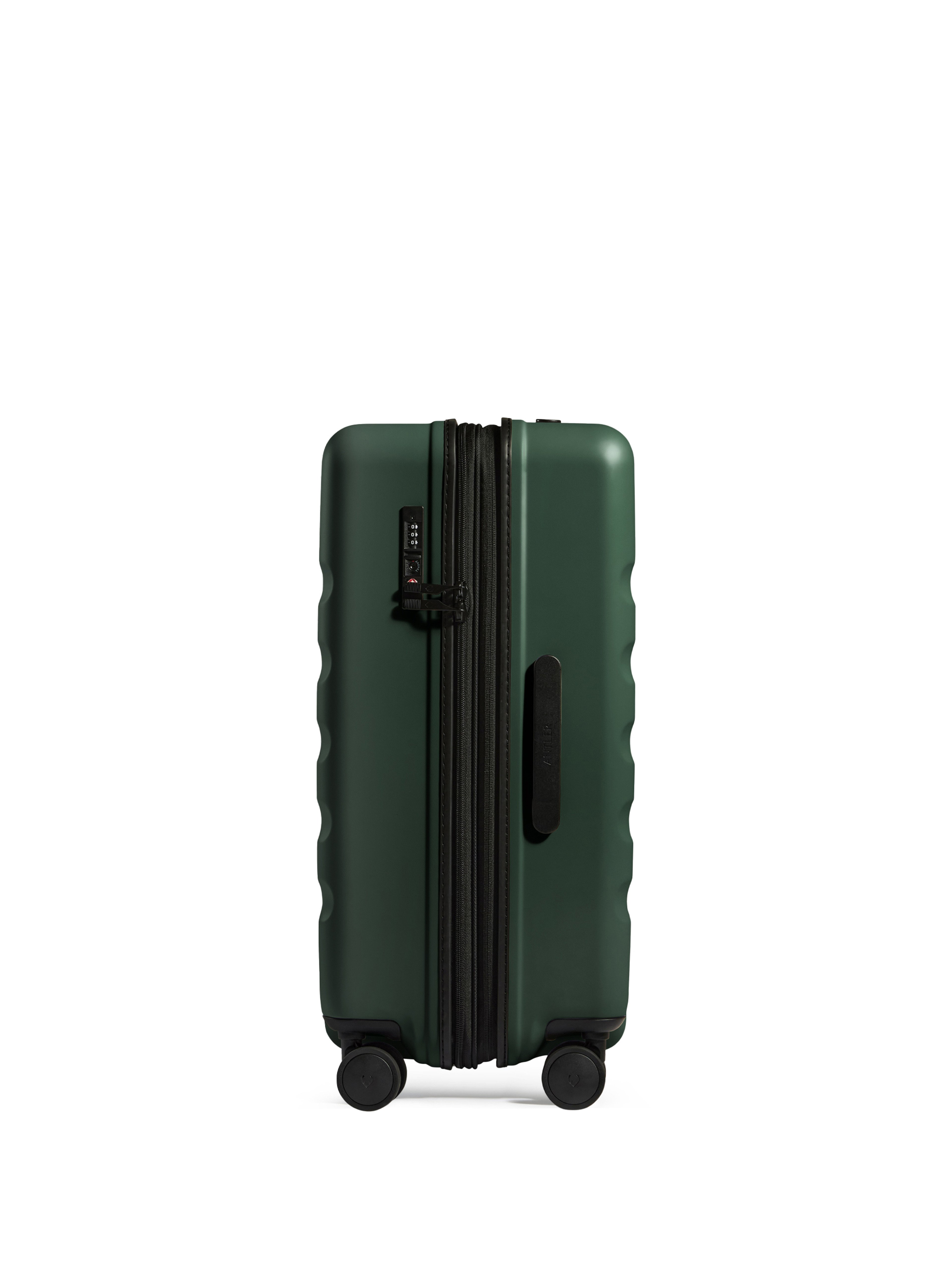 Antler Green Icon Stripe Suitcase - Side