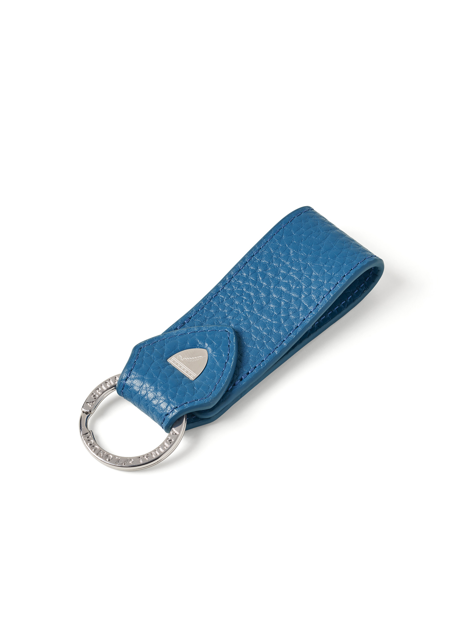 Topaz Leather Loop Keyring – personalised keyrings