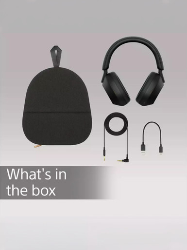 Sony WH-1000XM5 Black Wireless Noise-Cancelling Headphones