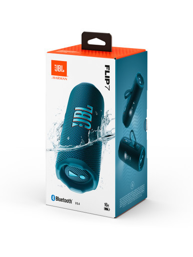 JBL Flip 7 Blue Portable Bluetooth Speaker Box
